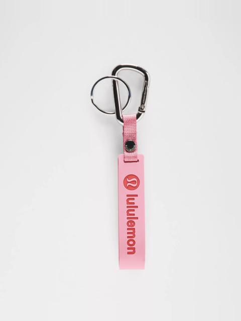 lululemon Silicone Keychain