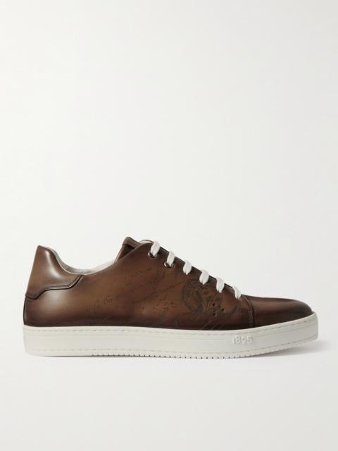 Berluti Scritto Venezia Leather Sneakers