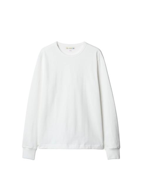 Merz b. Schwanen The Originals 1950's Loopwheeled Longsleeve Classic Fit White