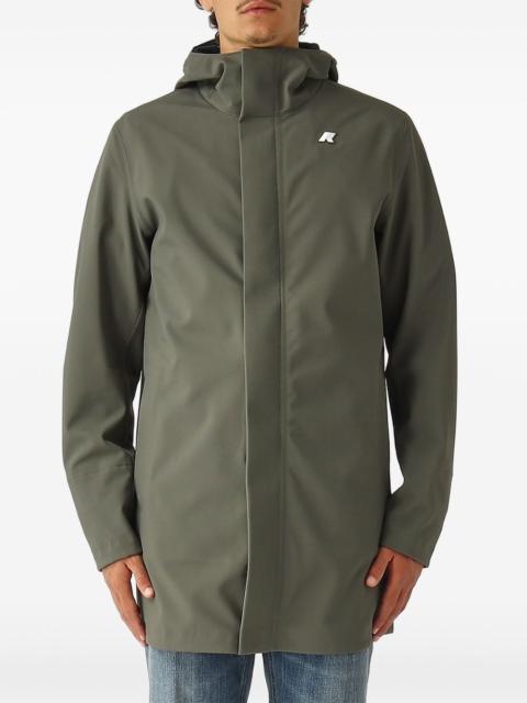 K-WAY zip-fastening coat
