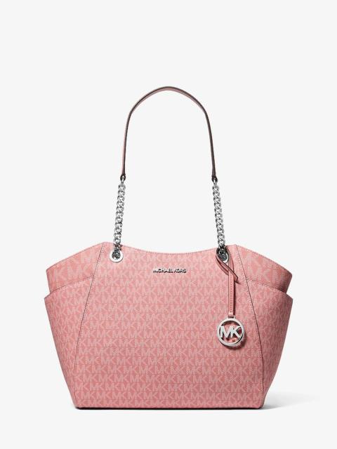 MICHAEL KORS Jet Set Large Signature Logo Shoulder Bag