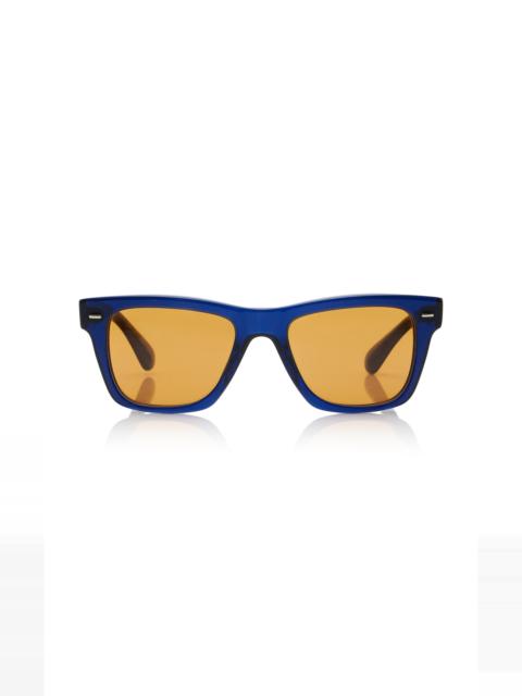 Oliver Peoples Oliver Square-Frame Acetate Sunglasses navy