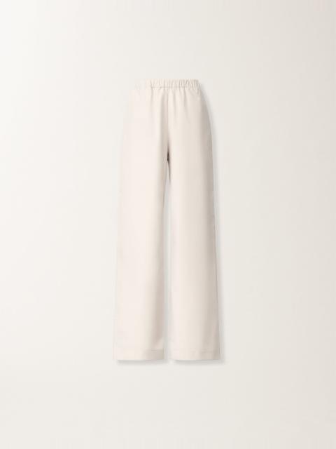 FABIANA FILIPPI Trevi pants in optical white poplin
