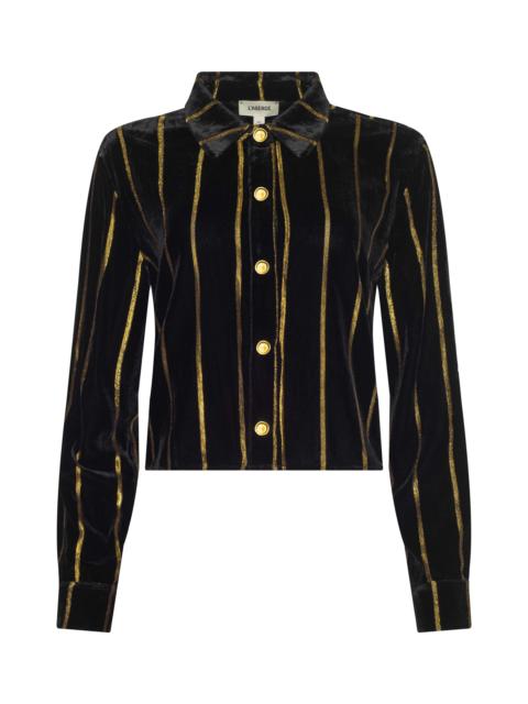 L'AGENCE Cosette Velvet Shirt