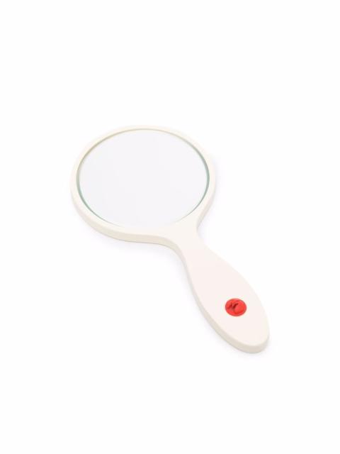 Off-White Face logo hand mirror