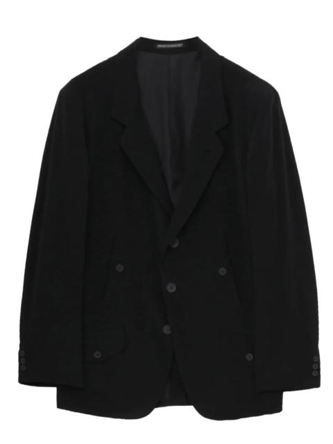 Yohji Yamamoto 3 Buttons Jacket With Flap