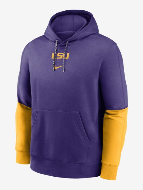 Nike LSU Tigers Sideline Team Issue Club Men's Nike College Pullover Hoodie