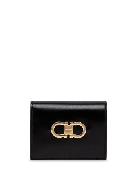 FERRAGAMO Ferragamo Logo-plaque Leather Wallet