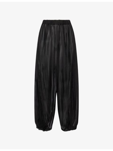 CAMILLA AND MARC Pleated Vento Woven Trousers
