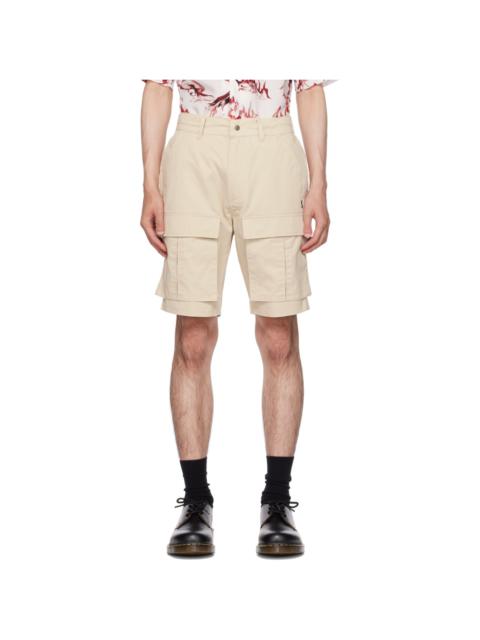 Beige Fugitive Shorts