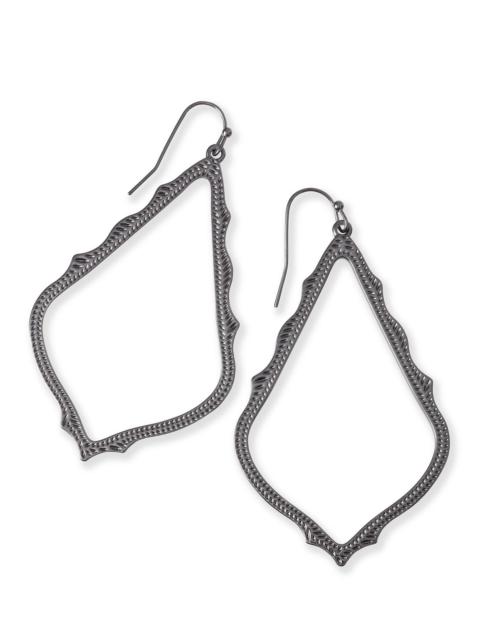 KENDRA SCOTT Sophee Drop Earrings in Gunmetal