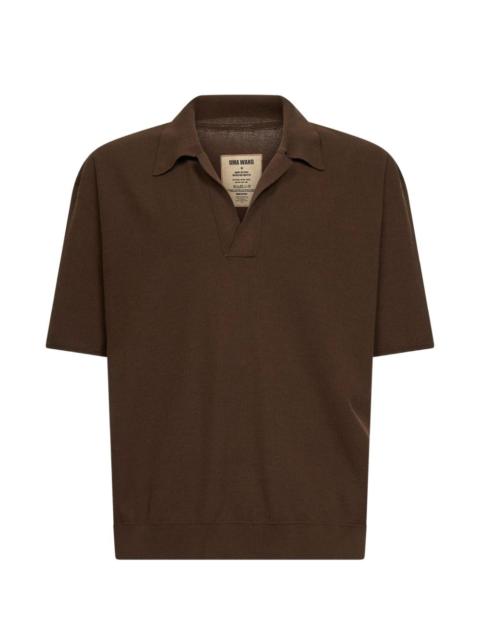 UMA WANG V-neck polo shirt