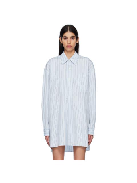 Our Legacy Blue Popover Shirt