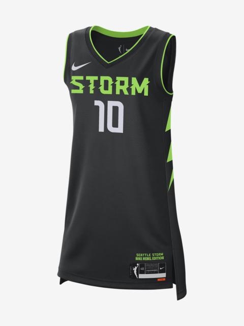 Sue Bird Seattle Storm 2024 Rebel Edition Nike Women's Dri-FIT WNBA Victory Jersey