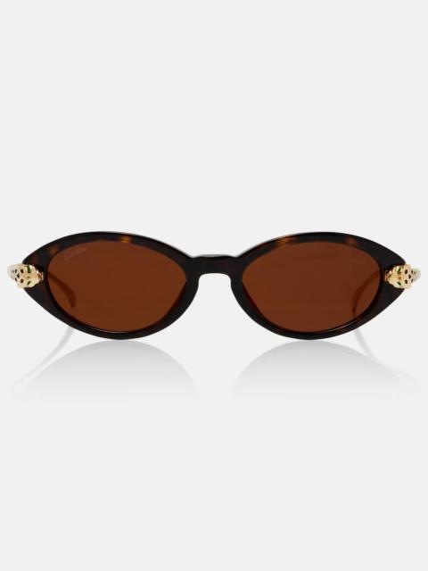 Cartier Panthère De Cartier oval sunglasses