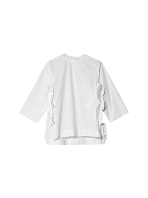 TAO Comme Des Garçons ruffle-embellished cotton blouse