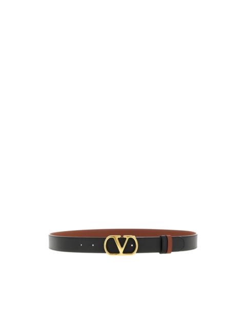 Valentino VLogo reversible leather belt