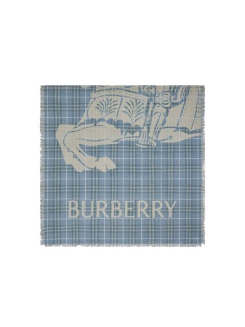 Burberry Signature knight motif scarf