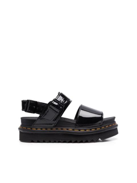Voss patent-leather sandals