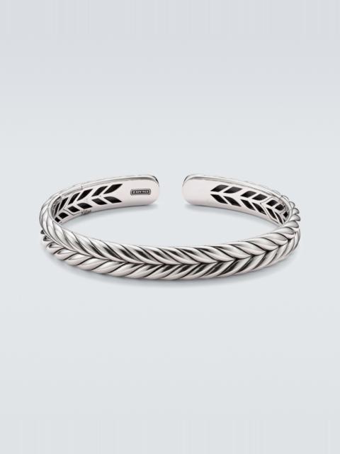 DAVID YURMAN Chevron sterling silver cuff bracelet