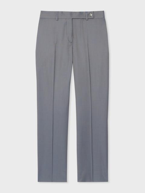 Paul Smith Grey Wool Slim-Fit Trousers
