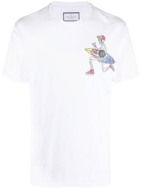 PHILIPP PLEIN Hawaii graphic-print cotton T-shirt
