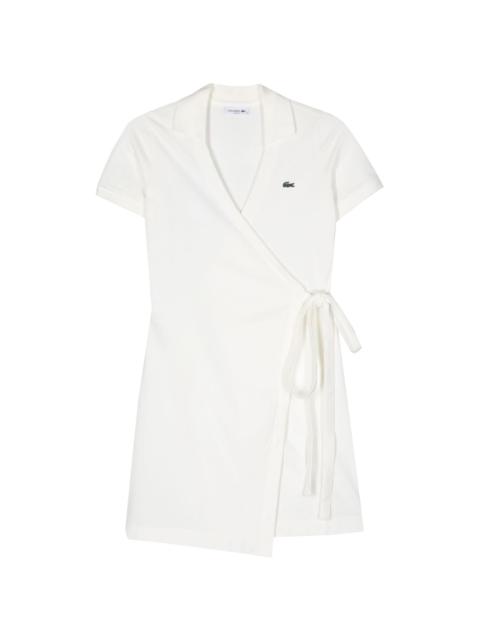 LACOSTE logo-patch dress