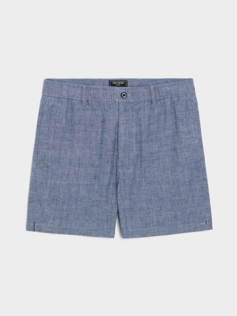 TODD SNYDER 5" Chambray Beachcomber Short