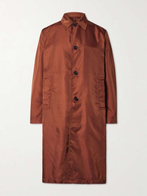 Dries Van Noten Garment-Dyed Gabardine Coat