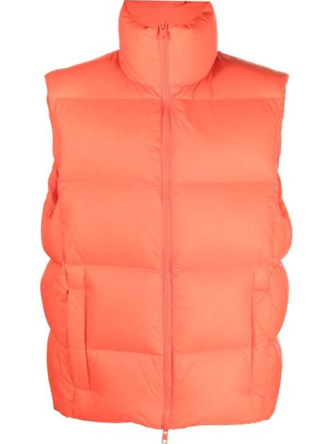 MSGM padded zip gilet