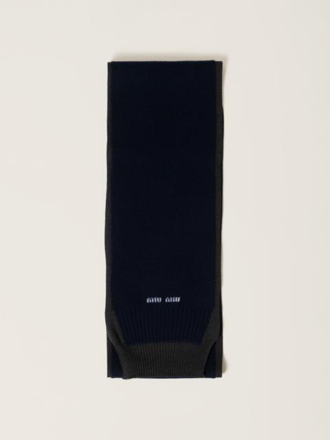 Miu Miu Cashmere and silk scarf