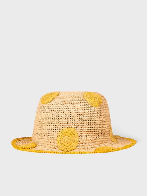 Paul Smith Polka Dot Raffia Sun Hat