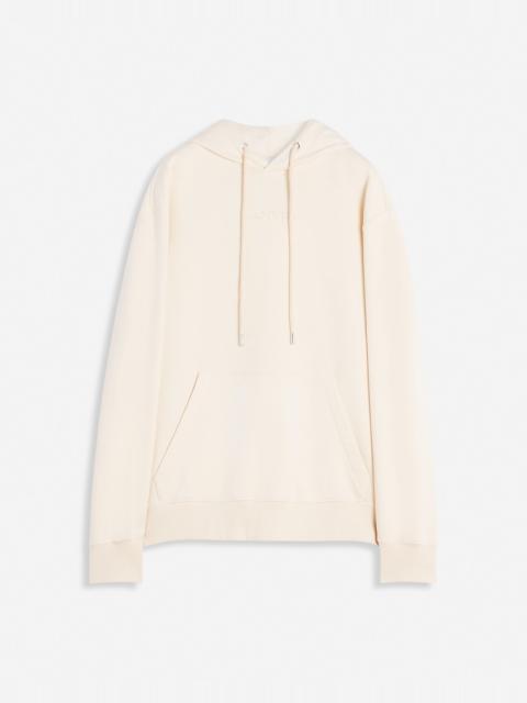 Lanvin LOOSE-FIT HOODIE WITH FLORAL EMBROIDERY
