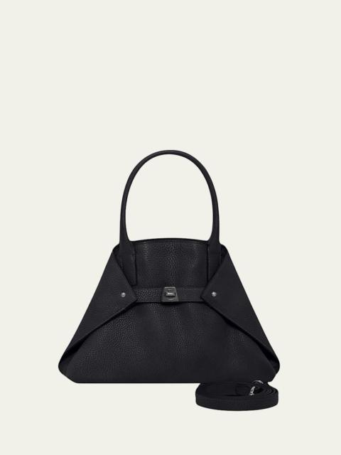 AKRIS Ai Little Cervo Calf Top-Handle Bag