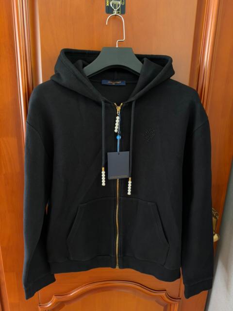 Louis Vuitton Louis Vuitton Pearl Zip-Up Hooded Sweater