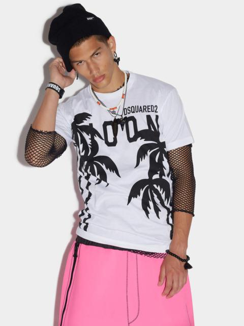DSQUARED2 ICON PALMS COOL T-SHIRT