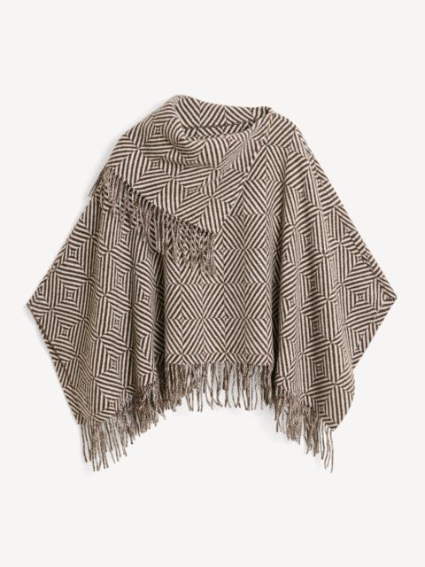 Turtmas wool poncho