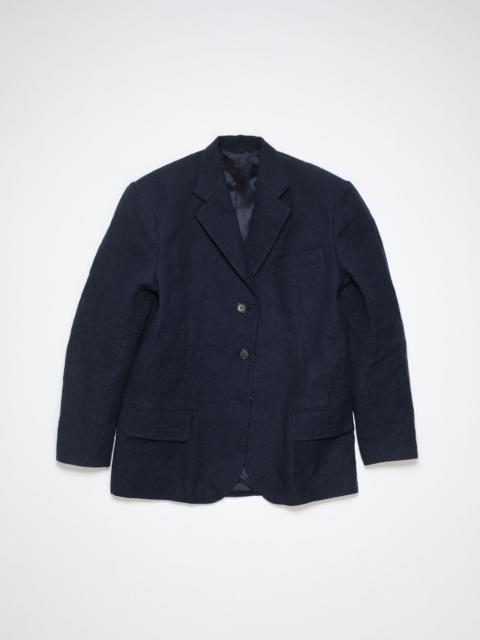 Relaxed fit suit jacket - Navy blue