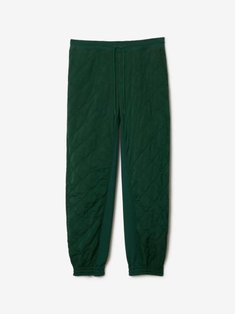 Quilted Nylon Jogging Pants
