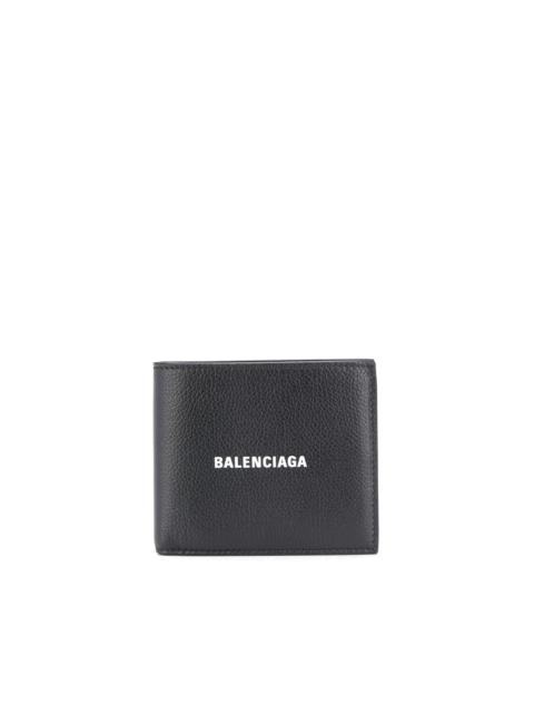 BALENCIAGA logo print billfold wallet