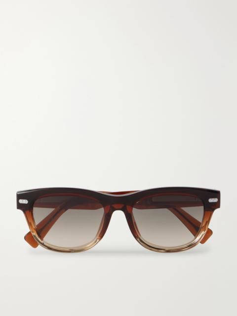 Brunello Cucinelli Stanley J. D-frame Acetate Sunglasses