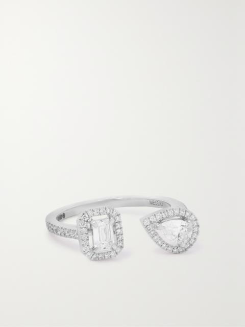 MESSIKA My Twin Toi & Moi 18-karat White Gold Diamond Ring