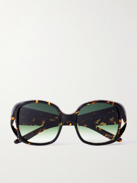 BARTON PERREIRA + 007 Round-frame Tortoiseshell Acetate Sunglasses