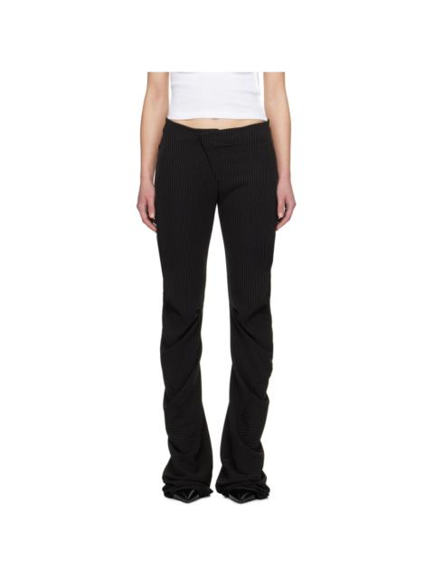 OTTOLINGER Black Drape Trousers