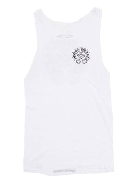 Chrome Hearts horseshoe-motif ribbed tank top