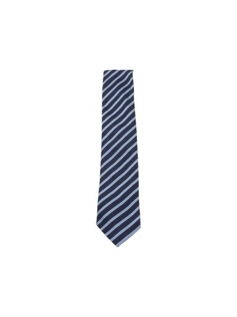 ZEGNA striped mulberry silk tie