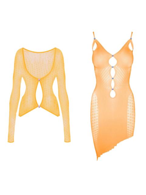 POSTER GIRL ANITA DRESS X LIVIA TOP PAPAYA