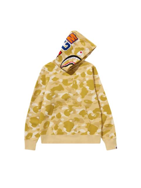 A BATHING APE® BAPE Color Camo Shark Pullover Hoodie 'Yellow'
