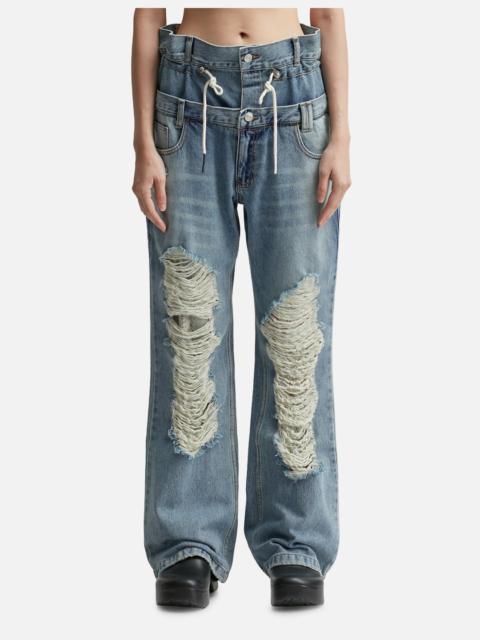 Andersson Bell BERIA STRING DOUBLE WAIST JEANS