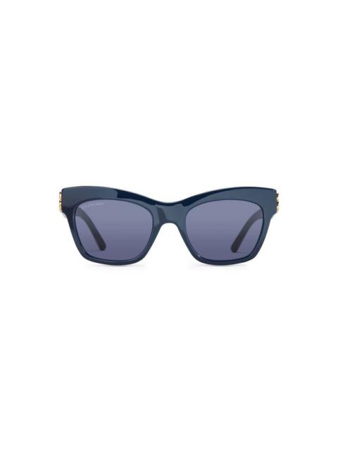 Women's Dynasty Square Sunglasses in Blue